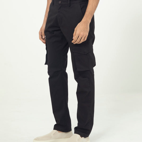 Versatile Men's Stretch Cargo Trousers: Poly-Spandex Track Pants with Curvy  Zip Pockets. Ideal for Jogging, Gym, and Casual Styles. Elastic Waist with  Drawcord Adjustment